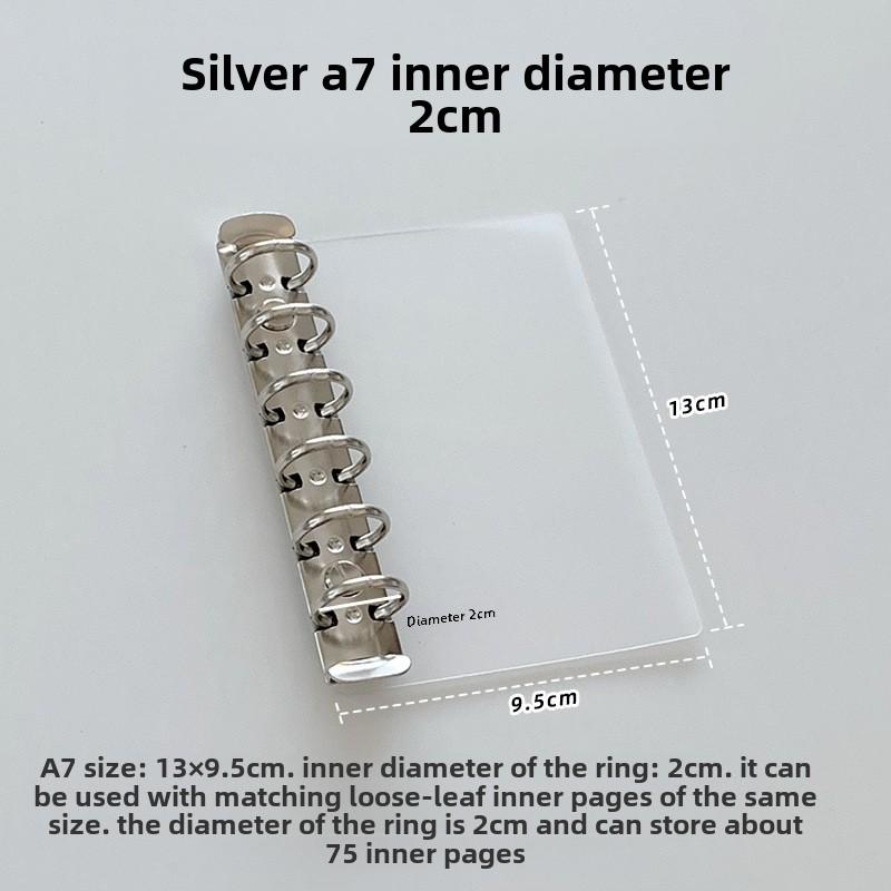 M5 A7 Вставная боковая вставка из листов Доска для переплета Разделитель Ручной работы Кольца для вторичного переплета книг Внутренний зажим для хранения страниц 689₽