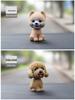 Bulldog Bobblehead Car Ornament | Cute Resin Dashboard Decor