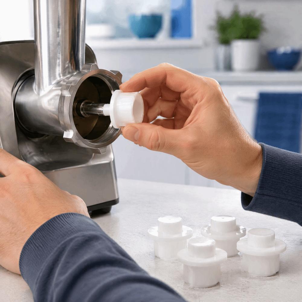 5PCS White Meat Grinder Gear Mincer Gear Replacement for Zelmer A861203, 86.1203 For Home Use