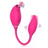 2 In 1 Vibrating Egg with Clitoris Sucking Vibrator G-Spot Clitoris Stimulator Nipples Clit Sucker Lady Sex Toys for Womans