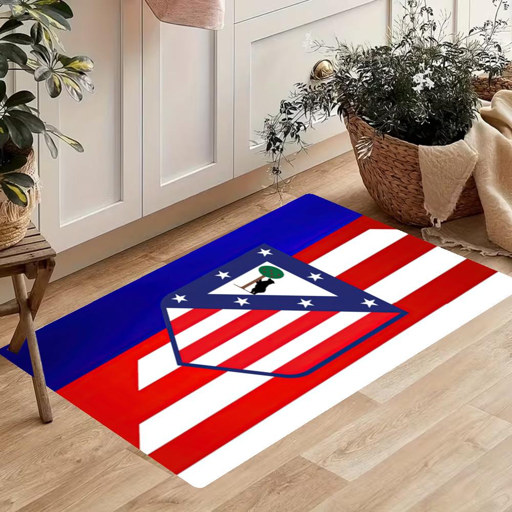 Atletico Madrid Nonslip Kitchen Mat Floor Carpet Rug For Indoors Outdoors Home Decor Room Supplies Spring Decor