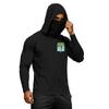 Men's Summer Long Sleeve Quick Dry Hoodie UPF50 Plus Sun Protection Lightweight Fitness Outdoor Sports Hooded Shirt