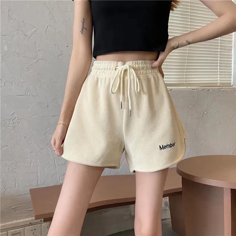 Women's High Waist Slimming Wide Leg Summer Sports Shorts