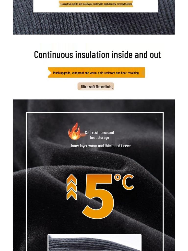 European Cotton Velvet Wide-Leg Pants for Women - Thickened, Loose Fit, Straight-Leg, Small Size, Casual, Perfect for Autumn and Winter