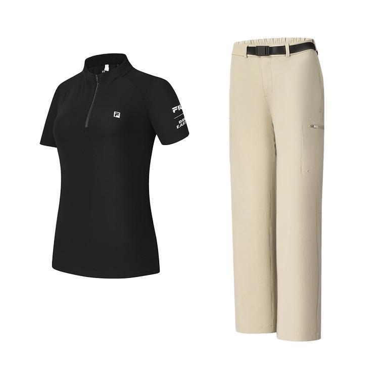 

New FILA EXPLORER Casual Suit Women s A11W437103F+A11W437803F M