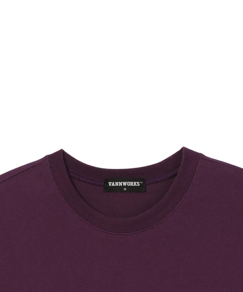 VANNWORKS Chi Chi Park Oversized Short Sleeve T-Shirt (Vs0098) Purple
