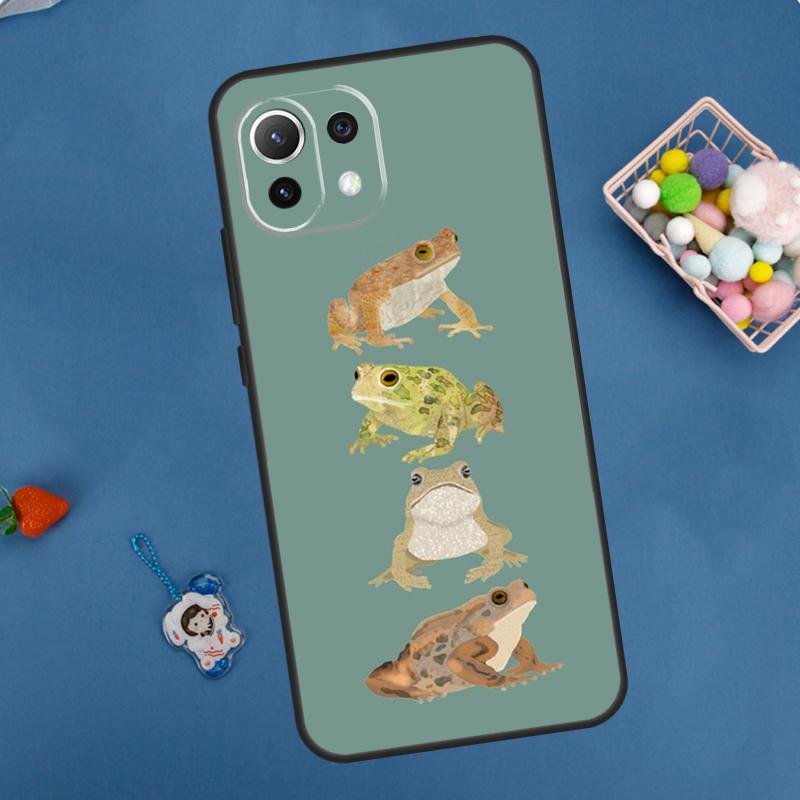 Cartoon Frogs Case For Xiaomi 14T Pro 13T 11T 12T 13 14 15 Ultra POCO X7 Pro X3 X5 X6 F5 F6 M6 Pro Cover