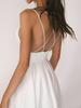 Multi-Color European & American Women's Sexy Swing Evening Dress with Spaghetti Straps