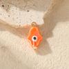 Colorful Ceramic Hand, Eye, and Heart DIY Jewelry Accessories: Snowman Necklace, Bracelet, and Earring Set