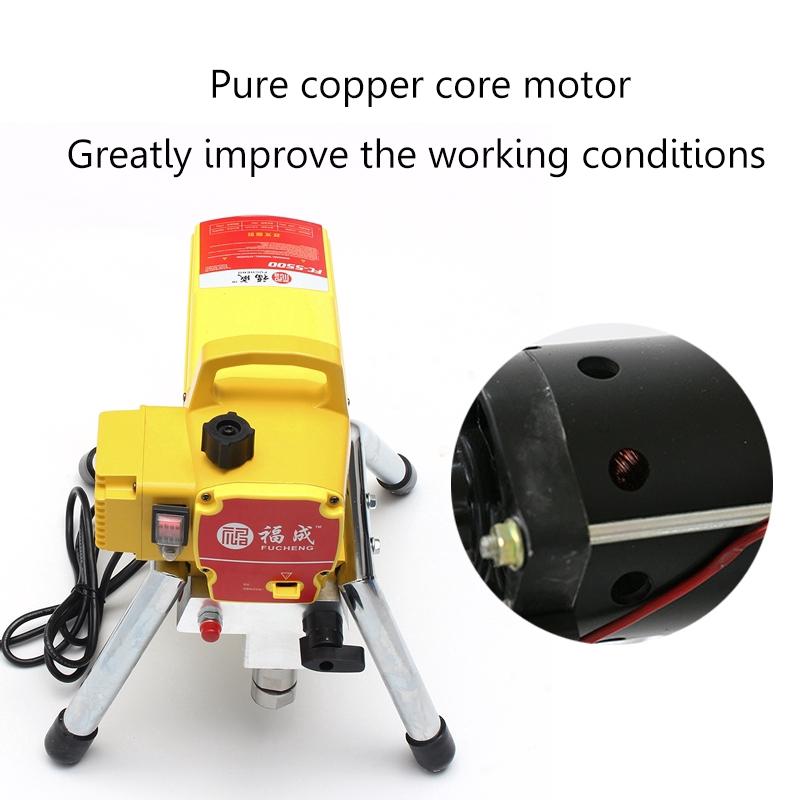 2200W 220V 6000Psi Professional High Pressure Airless Spraying Machine Electric Airless Paint Sprayer Wall Spray Machine