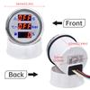 3 In 1 Multi-function Car Boat Fuel Level Gauge Water Temperature Gauge Oil Pressure Voltage with Alarm& Backlight Indicator