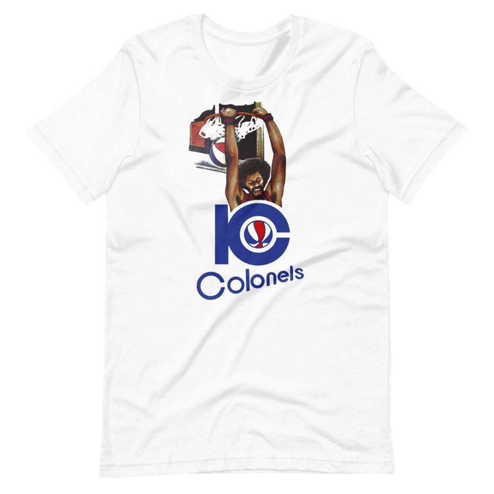 KENTUCKY COLONELS ABA Basketball Vintage 70s Style Tee Short-Sleeve T-Shirt