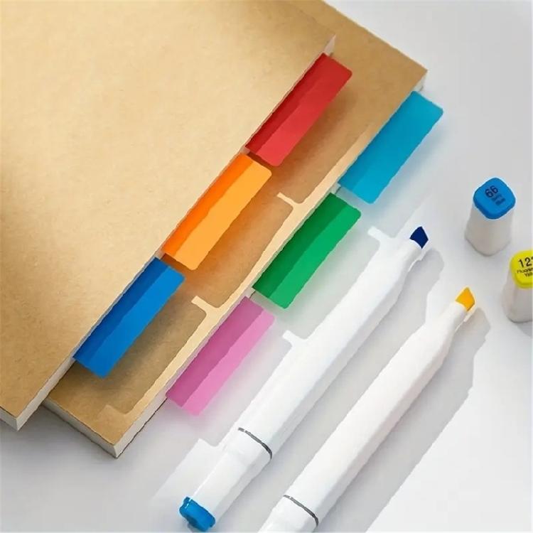 1 Set Index Tabs Colored Page Markers Reading Tabs for Books Binders Notebook and File Folders