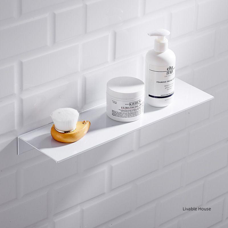 Badezimmerregale Lagerregal Wandmontage Regal Duschaufbewahrung Regalhalter für Toilette Shampoo-Organizer Badezimmerzubehör
