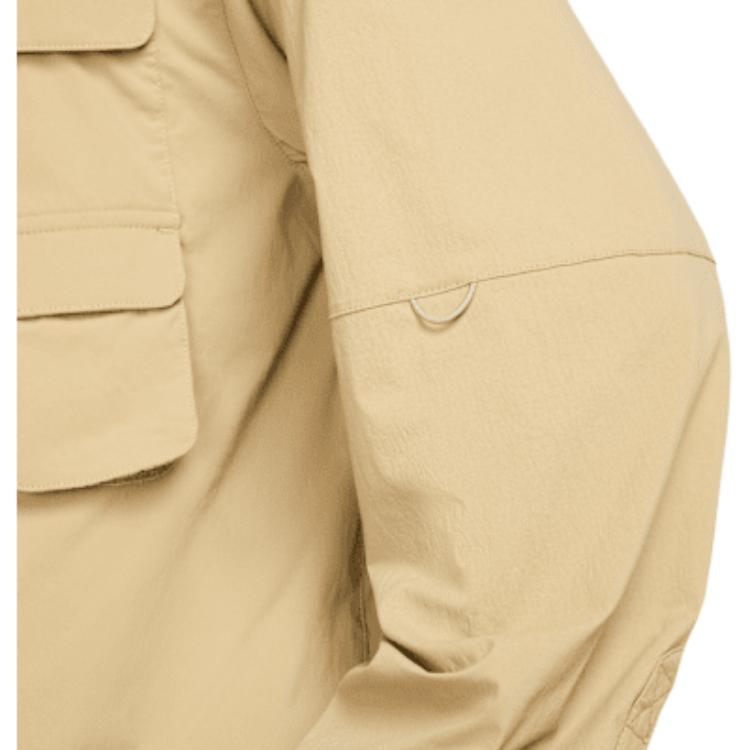 Nike ACG Series Orb Weaver Fashion Comfortable Versatile Long Sleeve Multi-Pocket Shirt Men Shirts Beige HJ2466297