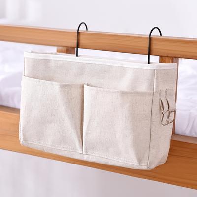 1PC Portable Storage Bag Hanging Multi-Color Dormitory Bedside Storage Basket Durable Large Canvas Storage Basket