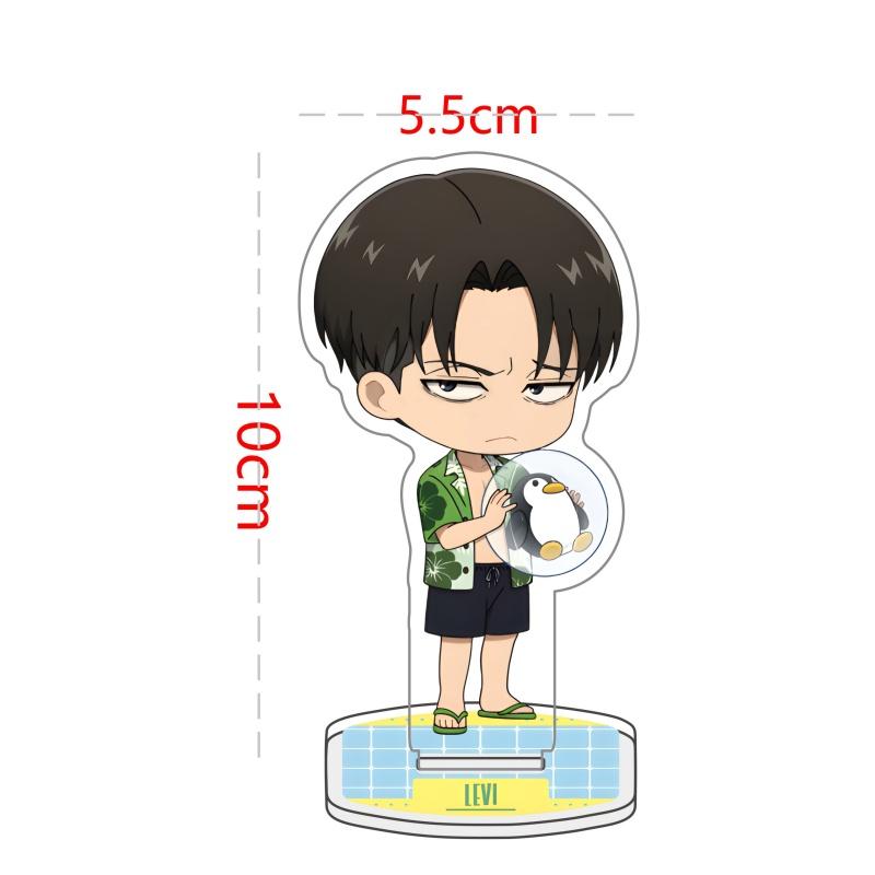 Hot Anime Attack on Titan Acrylic Stand Figure Keychai Model Figure Cosplay Plate Holder Christmas Desk Decor Gift Birthday Fans