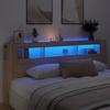 Vidaxl Bedhoofd met LED, Sonoma Eiken, 220X18,5X103,5 Cm