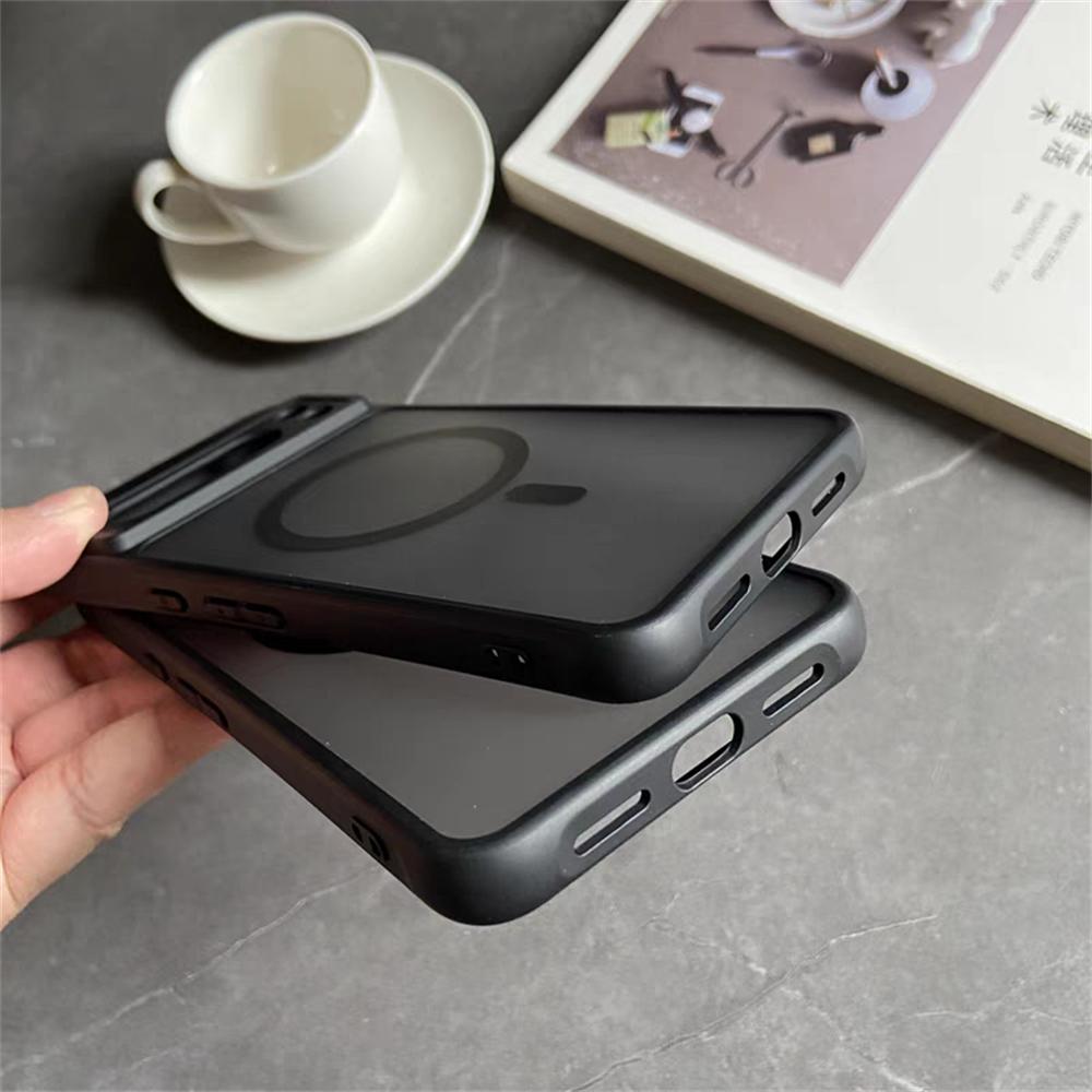 Matte Translucent for Magsafe Magnetic Case for Google Pixel 10 9 8 7 6 Pro XL 9A 8A 7A 6A Wireless Charge Matte Shockproof Capa