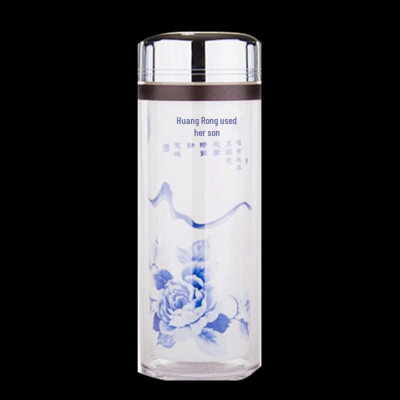 Shengdahao Ceramic Double-Layer Thermos Tea Cup