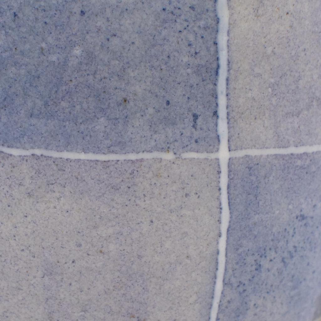 Mino Ware Mug Colored Checkered Purple Made in Japan 501-26