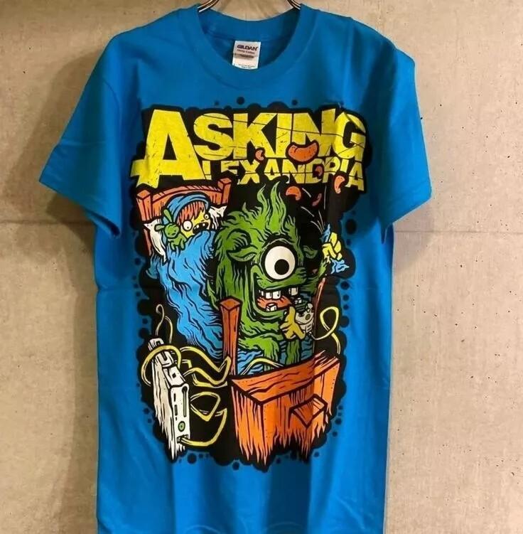 

Asking Alexandria Rock Band Short Sleeve Royal Color Tshirt Reprint S5XL Unisex T-Shirt XL