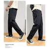 Summer Thin Cargo Pants Men Casual Tapered Trousers with Zipper Pockets Quick Dry Streetwear Pants for Outdoor Daily Wear S-3XL