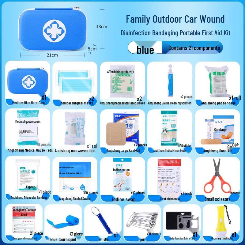Portable Medical First Aid & Rescue Kit