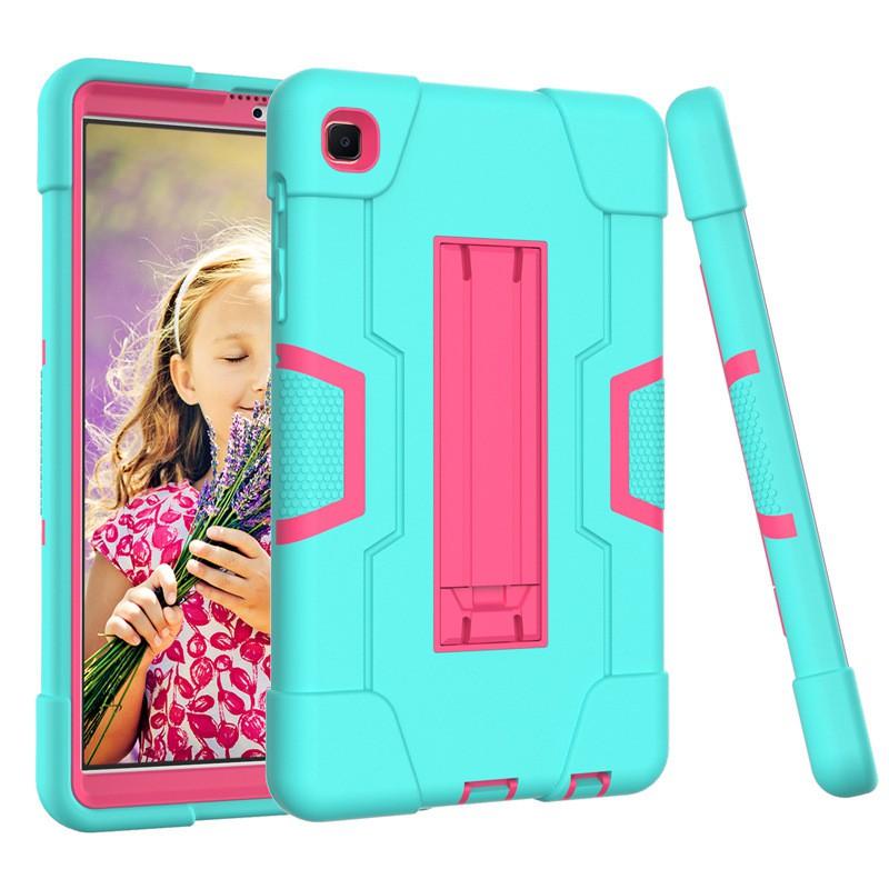Shockproof Silicone PC Back Cover With Kickstand Galaxy Tab A8 10.5 X205 X200 Multi-Color Options