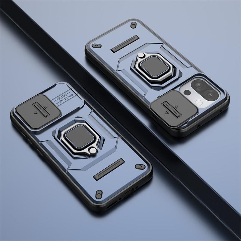 For OnePlus 13T Case Slide Camera Len Cases OnePlus 13T 13s Cover Funda Shockproof Armor PC Stand Phone Cover For OnePlus 13T