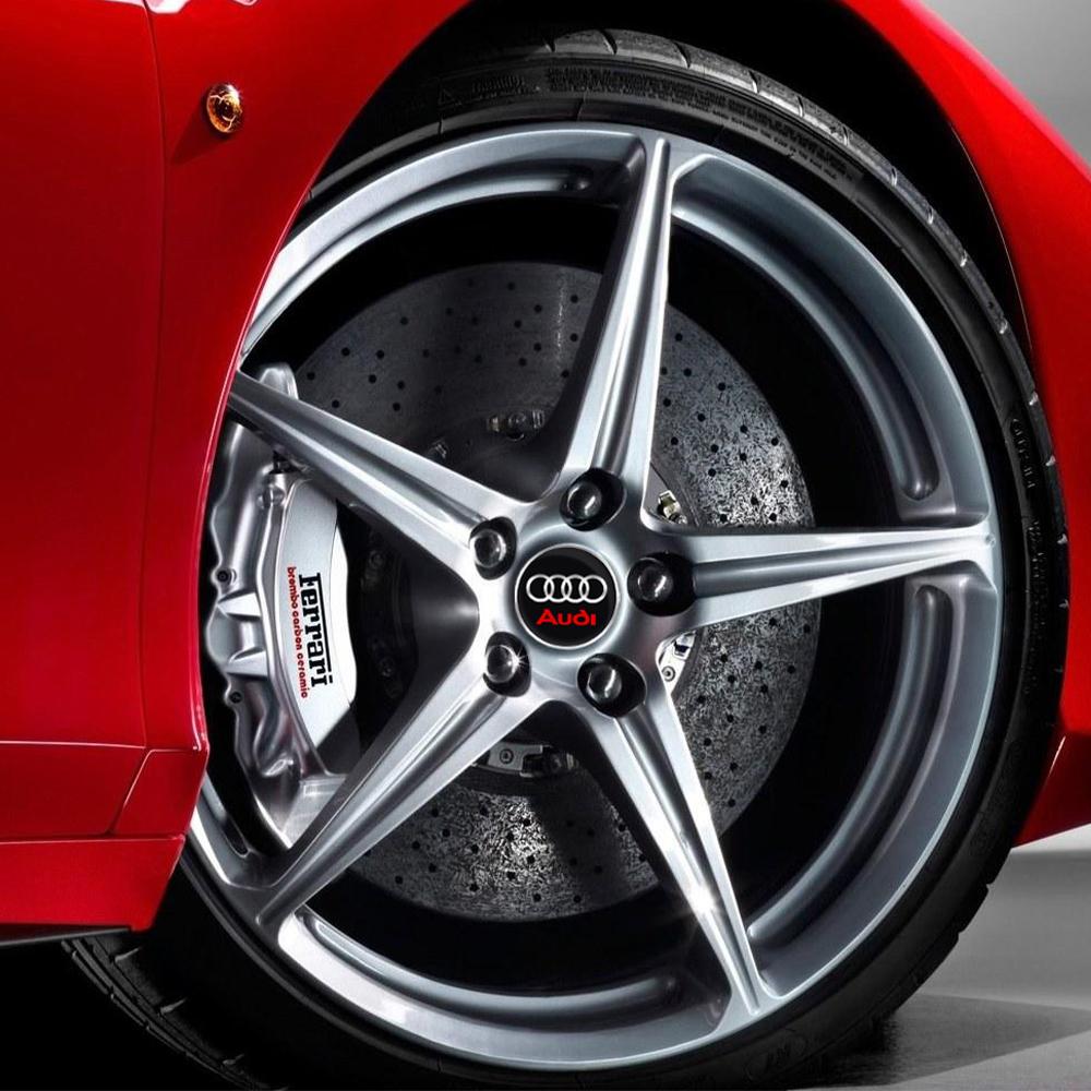 2026 Hot 56/60/63/65/68mm Car Wheel Stickers Center Hub Cap Badge Cover For Audi A3 8P 8V A6 C8 C7 A4 B7 S8 A8 D3 D4 A5 A8 Q3 Q5 RS Sline