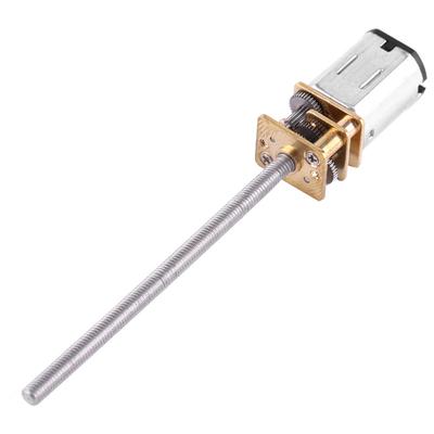 Silnik przekładniowy DC z długim wałem wyjściowym z gwintem M3*55MM (400 obr/min)