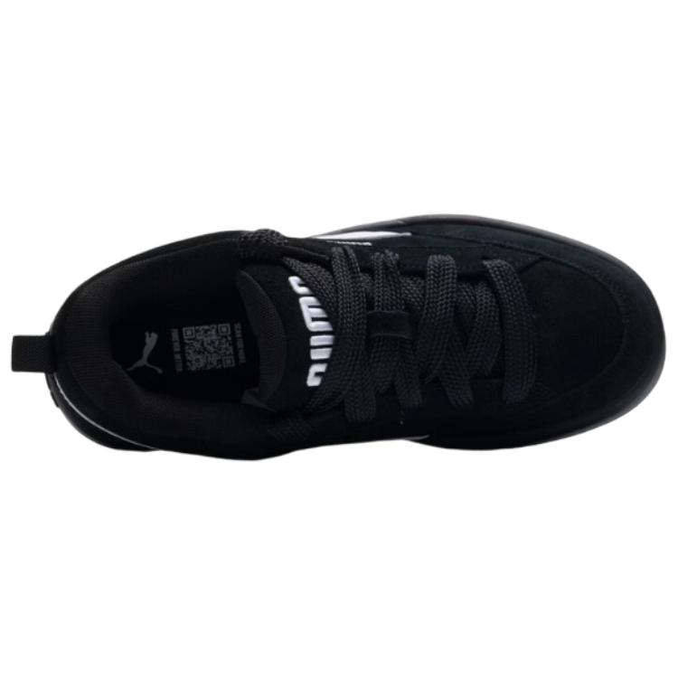 Puma Park Lifestyle Raw Comfortable Versatile Shock Absorbing Durable Low-Top Skate Shoes Unisex Sneaker Black 401606-15
