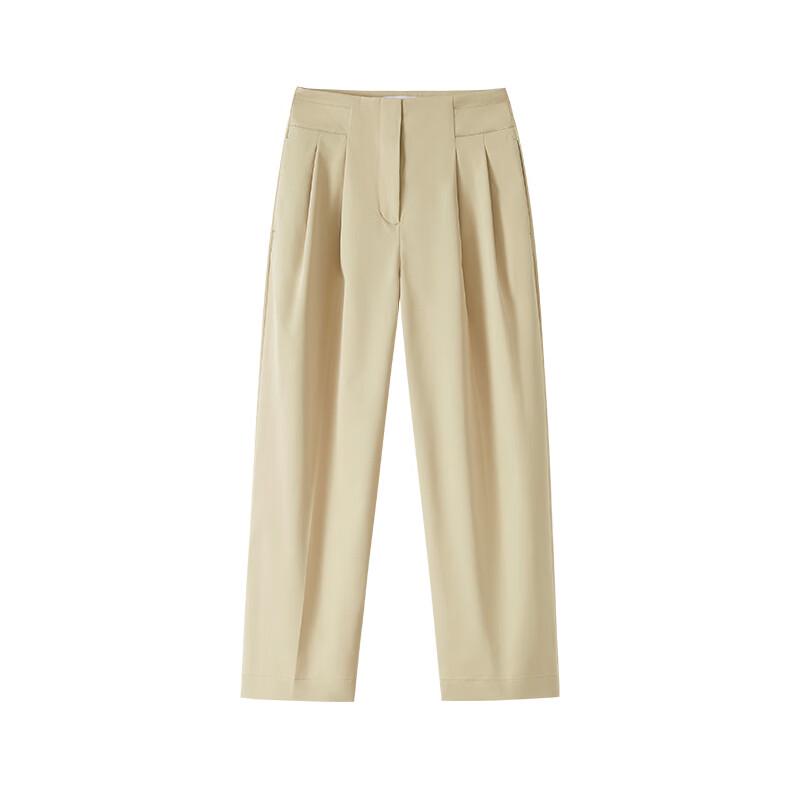 Marc O'Polo Women's Pleated Tapered Cropped Casual Pants