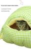 Arctic Velvet Enclosed Pet Bed: Warm Winter Nest for Cats & Dogs