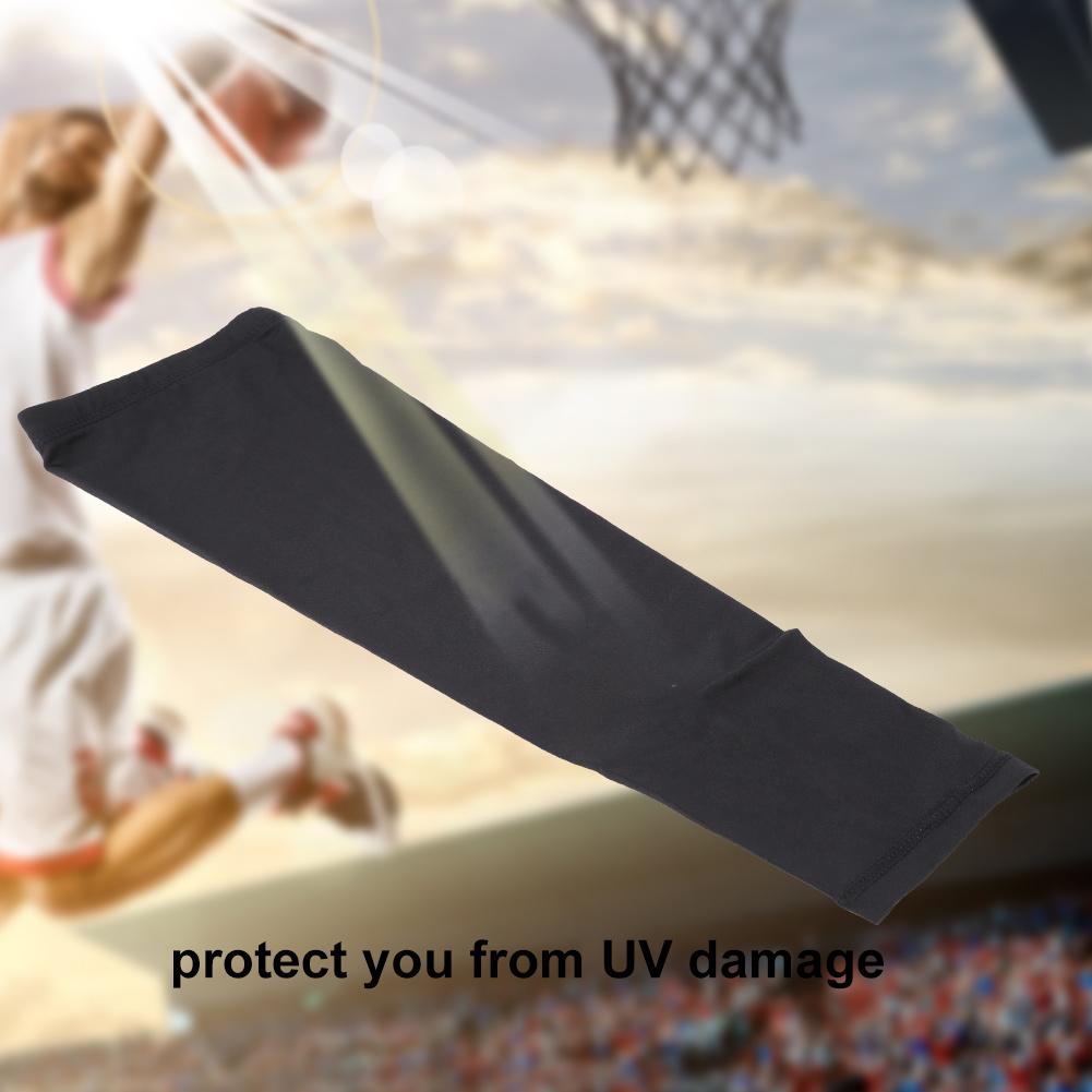 1 Pair Outdoor Unisex Sports Sun UV Protection Breathable Leg Sleeves (M)
