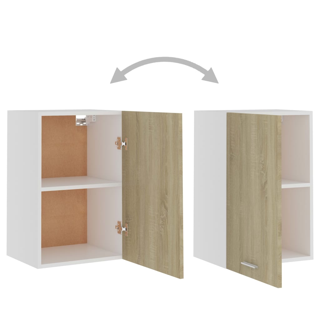 Küchenhängeschrank Lyon, Aufbewahrungs- Und Dekowandschrank, 39.5x31x60 Cm