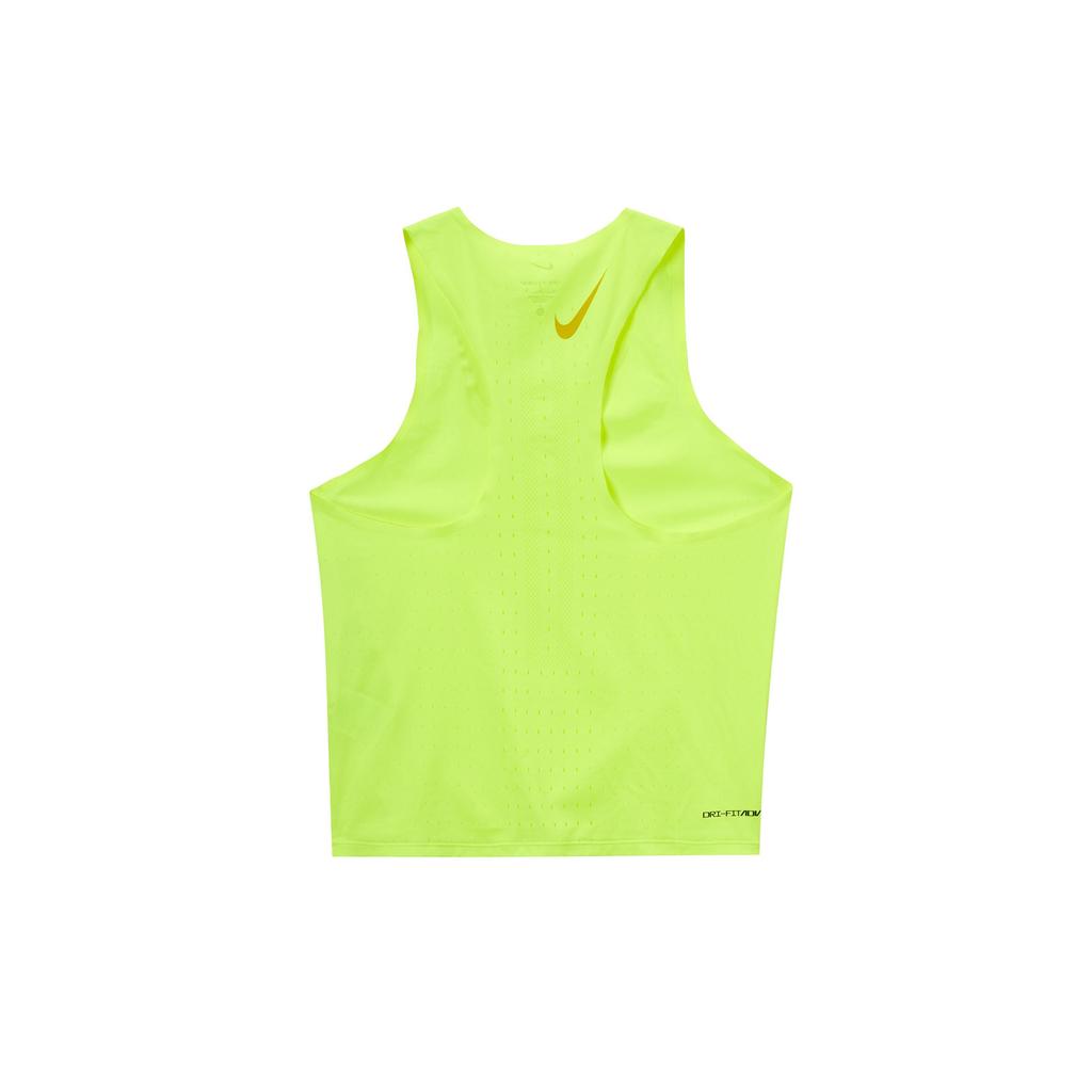 Nike AeroSwift Running Slim-Fit Tank Top Men Tops Fluorescent-Yellow CJ7836-702