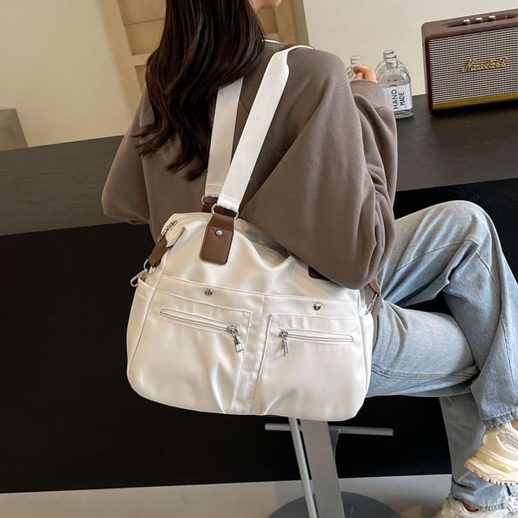Women's Large Capacity Multi-Pocket Handbag Shoulder Bag