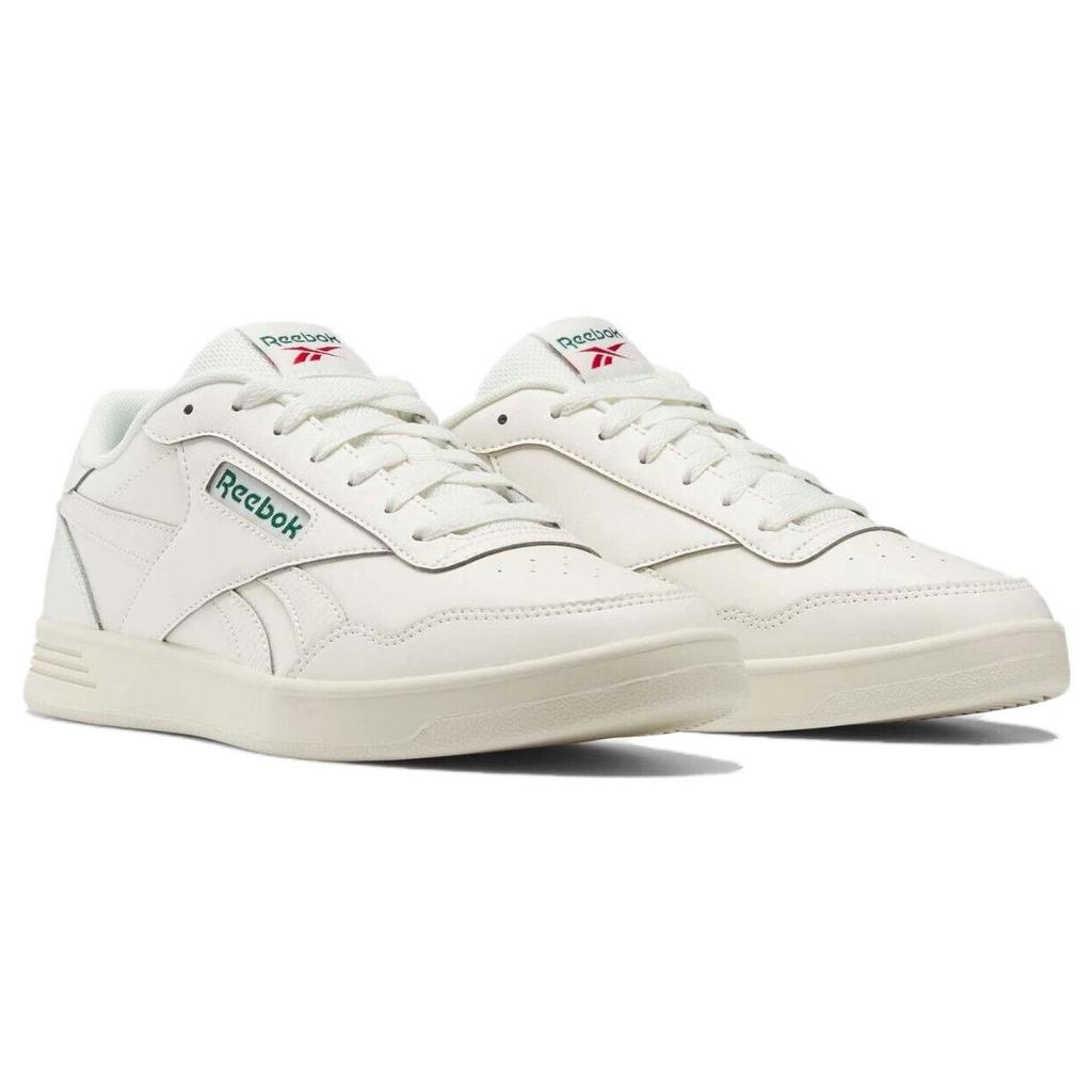 Reebok Court Advance Chalk Dark Green Unisex Sneakers Cream Flash-Red GZ9622