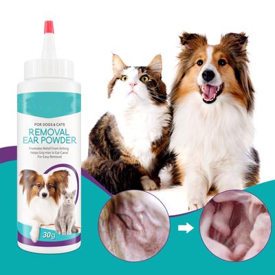Ear Hair Removal Powder For Dogs And Ear Cleansing Tool Ear Wash Powder To Remove Ear Hair