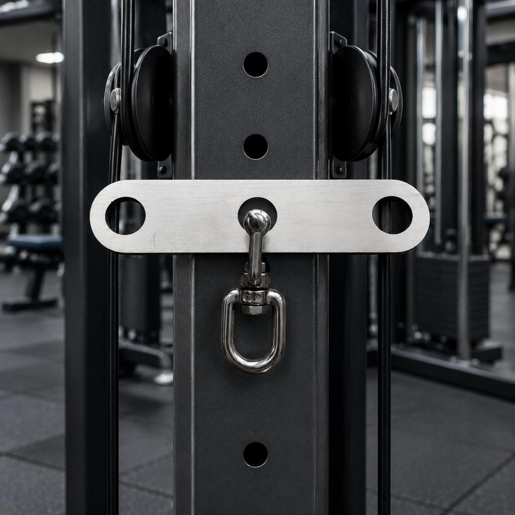 twinCable Functional Machine Plate Versatile Pulley Connector Compact