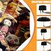 Custom Name Personalized Demon Slayer Anime Print Umbrella, Auto Open Close, 8‑Rib Sturdy Frame, Commute Camping Hiking Use, Birthday Gift