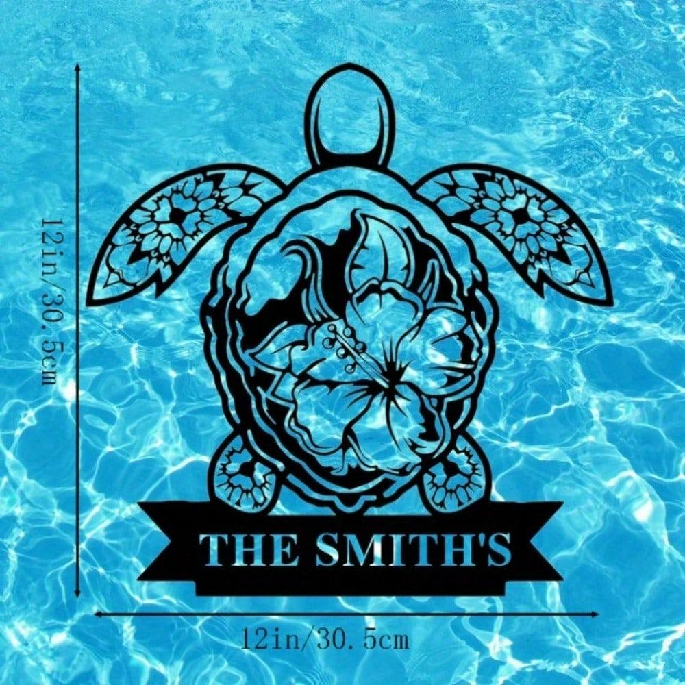 

Metal Pool Oasis Sign Custom Home Decor Personalized Swimming Pool Decoration Art TY0828-12