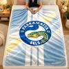 Flannel BlanketParramatta Eels Warm Soft Throw Blanket for Indoor Sofa Bed Living Room Use