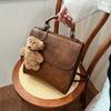 Retro Fashion Casual Handbag New Autumn and Winter Texture Trend College Students Go Out Backpack