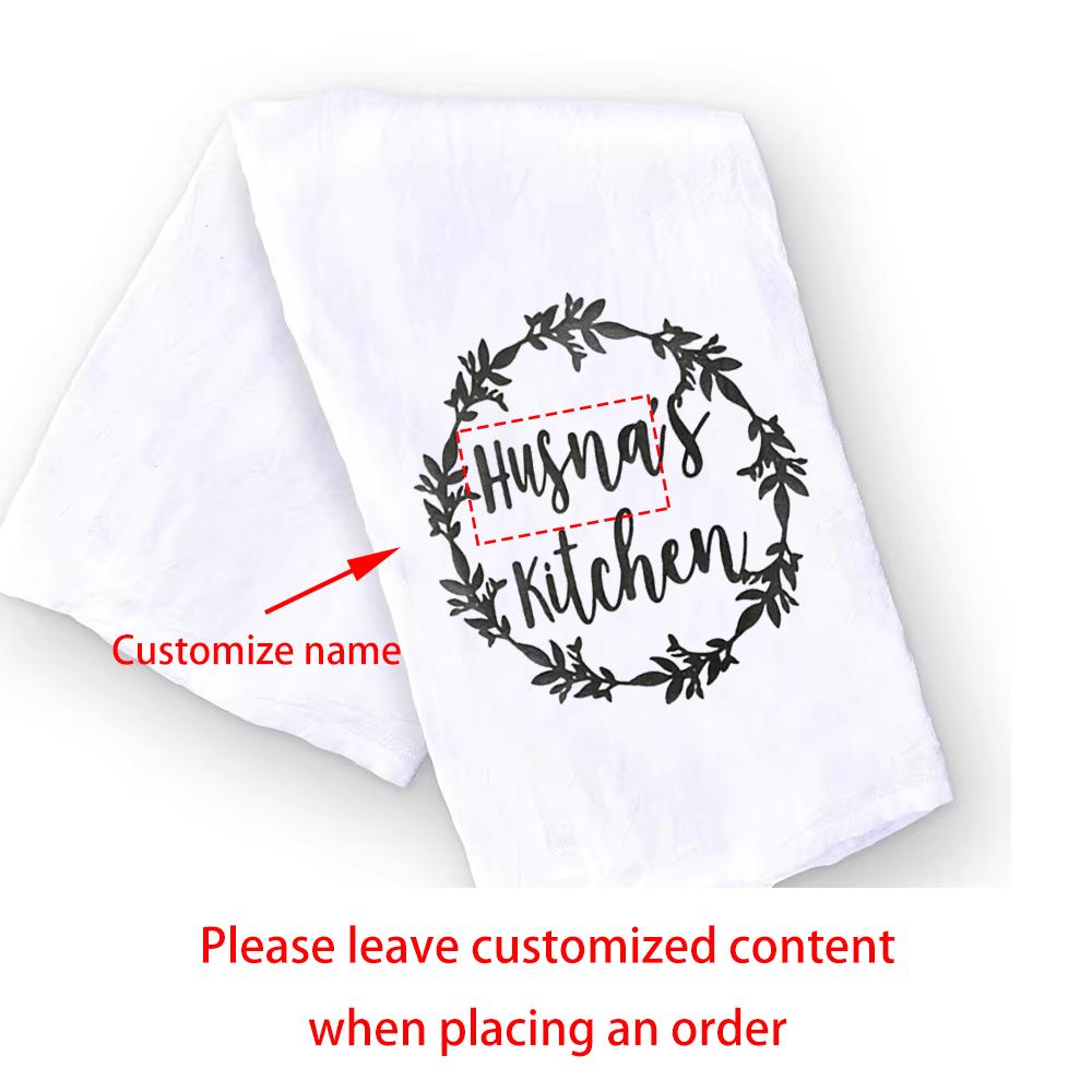 

Custom Islamic Tea Towel Eid Mubarak Mothers Day Muslim Islamic Eid Al Adha Iftar Suhoor Home Kitchen Decor Ramadan Present Gift 40x60cm