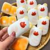 Slow Rebound Simulation Bread Pinch Photo Props Realistic Food Fidget Toy  Party Gift