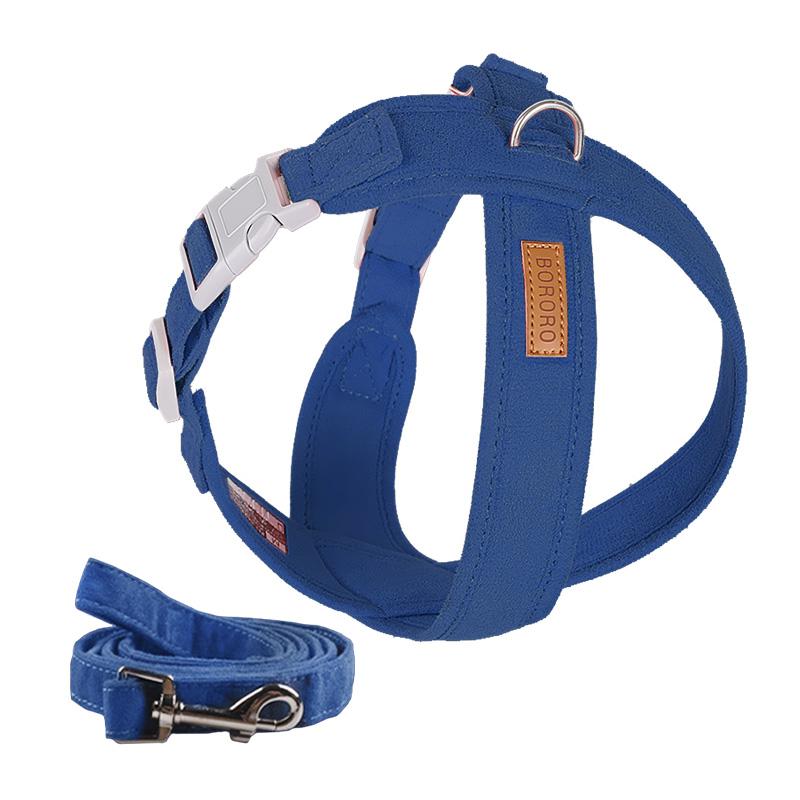 Durable Dog Harnessand Leash Set Adjustable Escape Proof Pet Vest Comfortable No Pull Strong Leash For Small Medium Dogs Travel