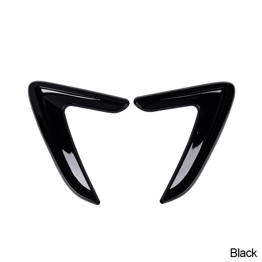 

2pcs Car Side Air Vent Fender Wing For BMW 3 Series F30 2012 2013 2014 2015 2016 2017 2018 Air Flow Grill Outlet Intake Trim чорний